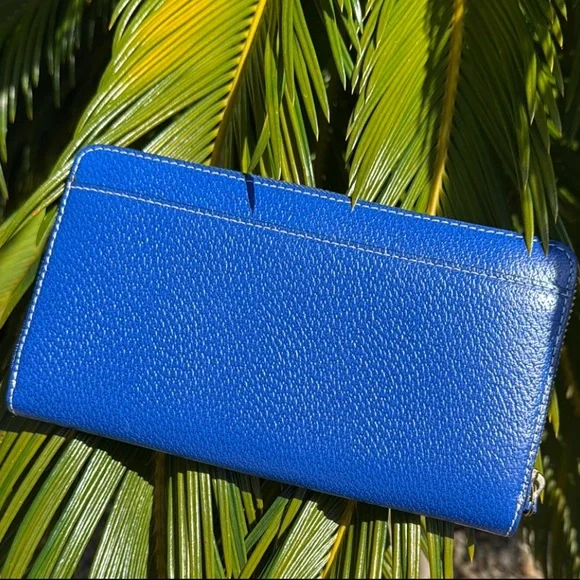 Kate Spade Neda Wellesley Blueberry Leather Wallet - Picture 5 of 5